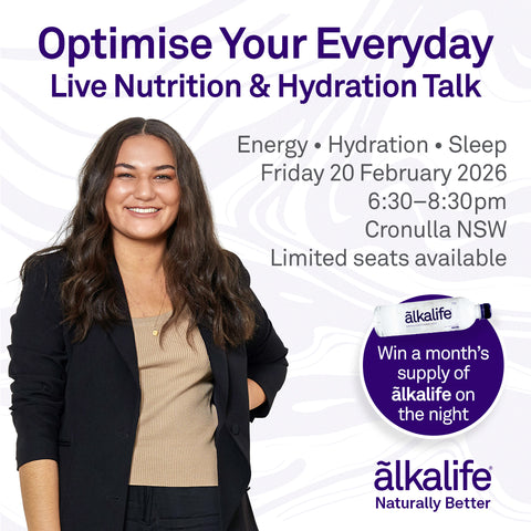 Optimise Your Everyday - Live Nutrition & Hydration Talk Event Ticket