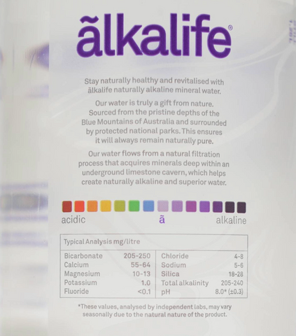 ãlkalife Natural Alkaline Water 1.25L Bottle x 9