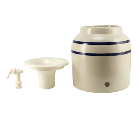 ceramic water dispenser including parts